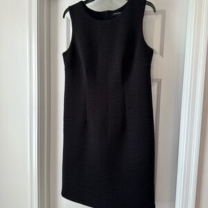 Mario Serrani Black Sleeveless Sheath Dress